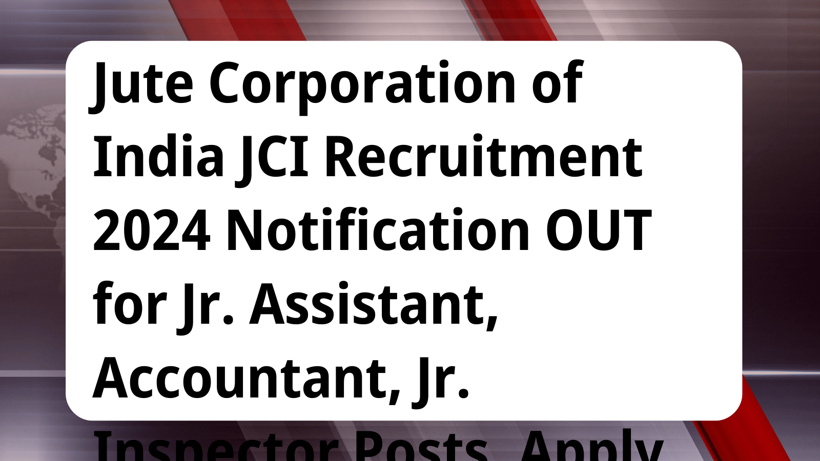 JCI Recruitment 2024